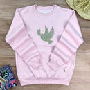 Moletom Rosa Pomba da Paz