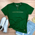 Camiseta Feminina Verde Paz Dourado