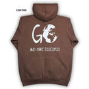 Moletom Canguru Com Capuz Marrom Go And Make Disciples