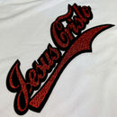 Camiseta Masculina Branca Jesus Cristo Cola