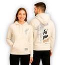 Moletom Canguru Com Capuz Off White Cruz Foi Por Você!