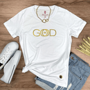 Camiseta Feminina Branca God is Good