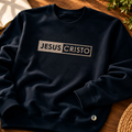 Moletom Preto Jesus Cristo Glitter