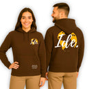 Moletom Canguru Com Capuz Marrom Ide.