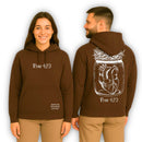 Moletom Canguru Com Capuz Marrom Guarda Teu Coração Prov 4:23