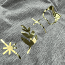 Camiseta Masculina Cinza Raminho