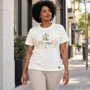 Camiseta Feminina Off White Blessed Choice — Ambientada 01