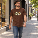 Camiseta Masculina Marrom Amor sem medida — Ambientada 01