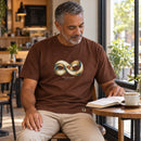 Camiseta Masculina Marrom Amor sem medida — Ambientada 04