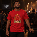 Camiseta Masculina Vermelha Conselheiro Maravilhoso — Ambientada 02