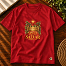 Camiseta Masculina Vermelha Nasceu para nos salvar — Principal 01