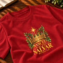 Camiseta Masculina Vermelha Nasceu para nos salvar — Zoom