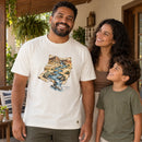 Camiseta Masculina Off White Rios no deserto — Ambientada 03