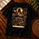 Camiseta Oversized Preta O Milagre da Multiplicação dos Pães e Peixes — Costas