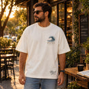 Oversized Off White Jesus Living Water — Ambientada 01
