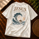 Oversized Off White Jesus Living Water — Costas