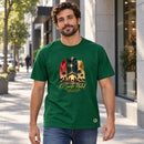 Camiseta Masculina Verde O Santo Natal — Ambientada 01