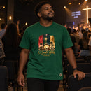 Camiseta Masculina Verde O Santo Natal — Ambientada 02