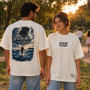 Camiseta Oversized Off White Guia-me — Ambientada 04