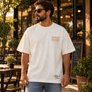 Camiseta Oversized Off White O Milagre da Ressurreição de Lázaro — Ambientada 01