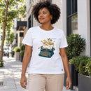 Camiseta Feminina Branca Tudo se fez novo — Ambientada 02