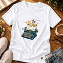 Camiseta Feminina Branca Tudo se fez novo — Principal 01