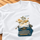 Camiseta Feminina Branca Tudo se fez novo — Zoom