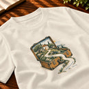 Camiseta Masculina Off White O Pai corre ao encontro — Zoom