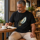 Camiseta Masculina Preta Cristo me fez livre — Ambientada 04