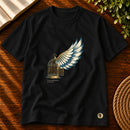 Camiseta Masculina Preta Cristo me fez livre — Principal 01
