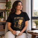 Camiseta Feminina Preta Eu Navegarei — Ambientada 01