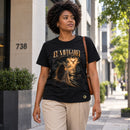Camiseta Feminina Preta Eu Navegarei — Ambientada 03
