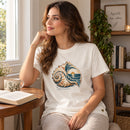 Camiseta Feminina Off White Paz além do entendimento — Ambientada 01
