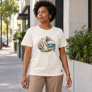 Camiseta Feminina Off White Paz além do entendimento — Ambientada 02