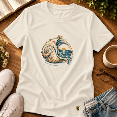 Camiseta Feminina Off White Paz além do entendimento — Principal 01