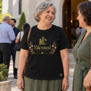 Camiseta Feminina Preta Blessed Choice — Ambientada 02