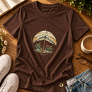 Camiseta Feminina Marrom Refúgio sob Suas asas — Principal 01