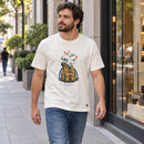 Camiseta Masculina Off White Meu fardo é leve bolsa — Ambientada 01