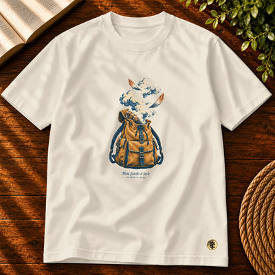 Camiseta Masculina Off White Meu fardo é leve bolsa — Principal 01