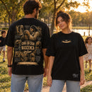 Camiseta Oversized Preta O Milagre da cura do cego — Ambientada 04