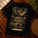 Camiseta Oversized Preta O Milagre da cura do cego — Costas