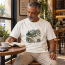 Camiseta Masculina Off White Confie no Senhor — Ambientada 04