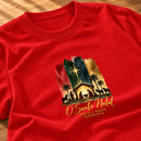 Camiseta Feminina Vermelha O Santo Natal — Zoom
