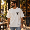 Camiseta Oversized Off White Josué — Ambientada 01