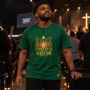 Camiseta Masculina Verde Nasceu para nos salvar — Ambientada 02