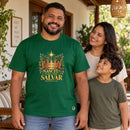 Camiseta Masculina Verde Nasceu para nos salvar — Ambientada 03