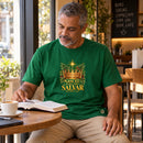 Camiseta Masculina Verde Nasceu para nos salvar — Ambientada 04