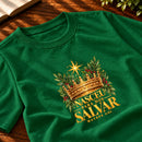 Camiseta Masculina Verde Nasceu para nos salvar — Zoom