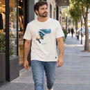 Camiseta Masculina Off White Sua voz acalma — Ambientada 01