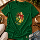 Camiseta Feminina Verde Jesus a Luz que nunca se apaga — Principal 01